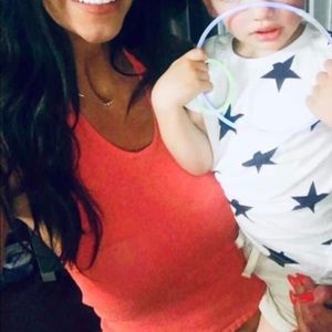 Revolve Line and Dot, tie back crop